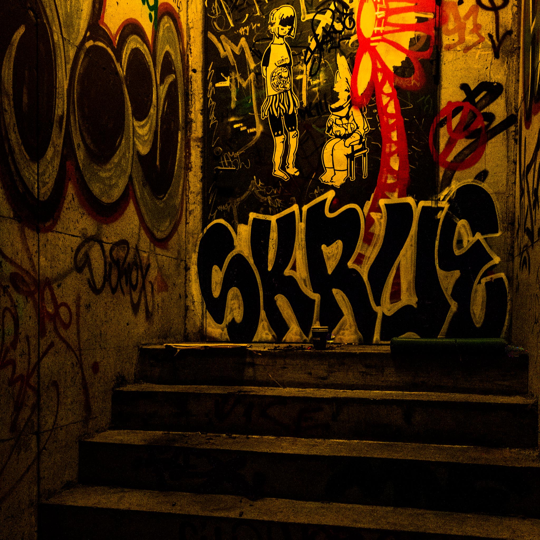 Veggbilder |  | Stairs to where? | fotokunst kunstfoto foto kunst bilder aluminiumsplate wall art