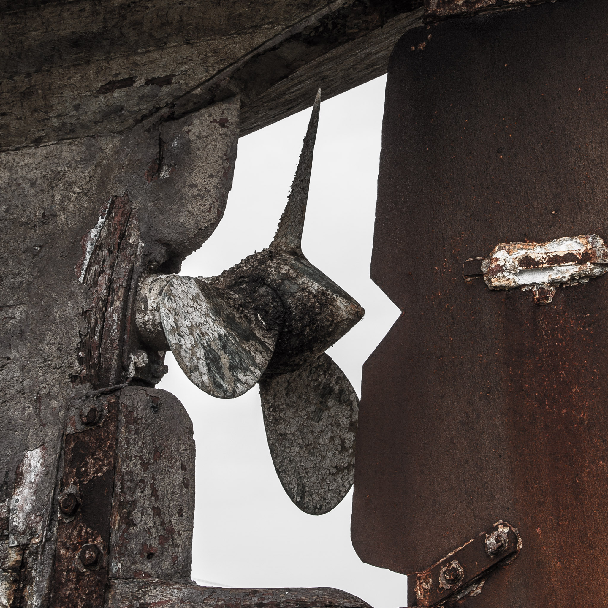 Veggbilder |  | Rusty propulsion | fotokunst kunstfoto foto kunst bilder aluminiumsplate wall art