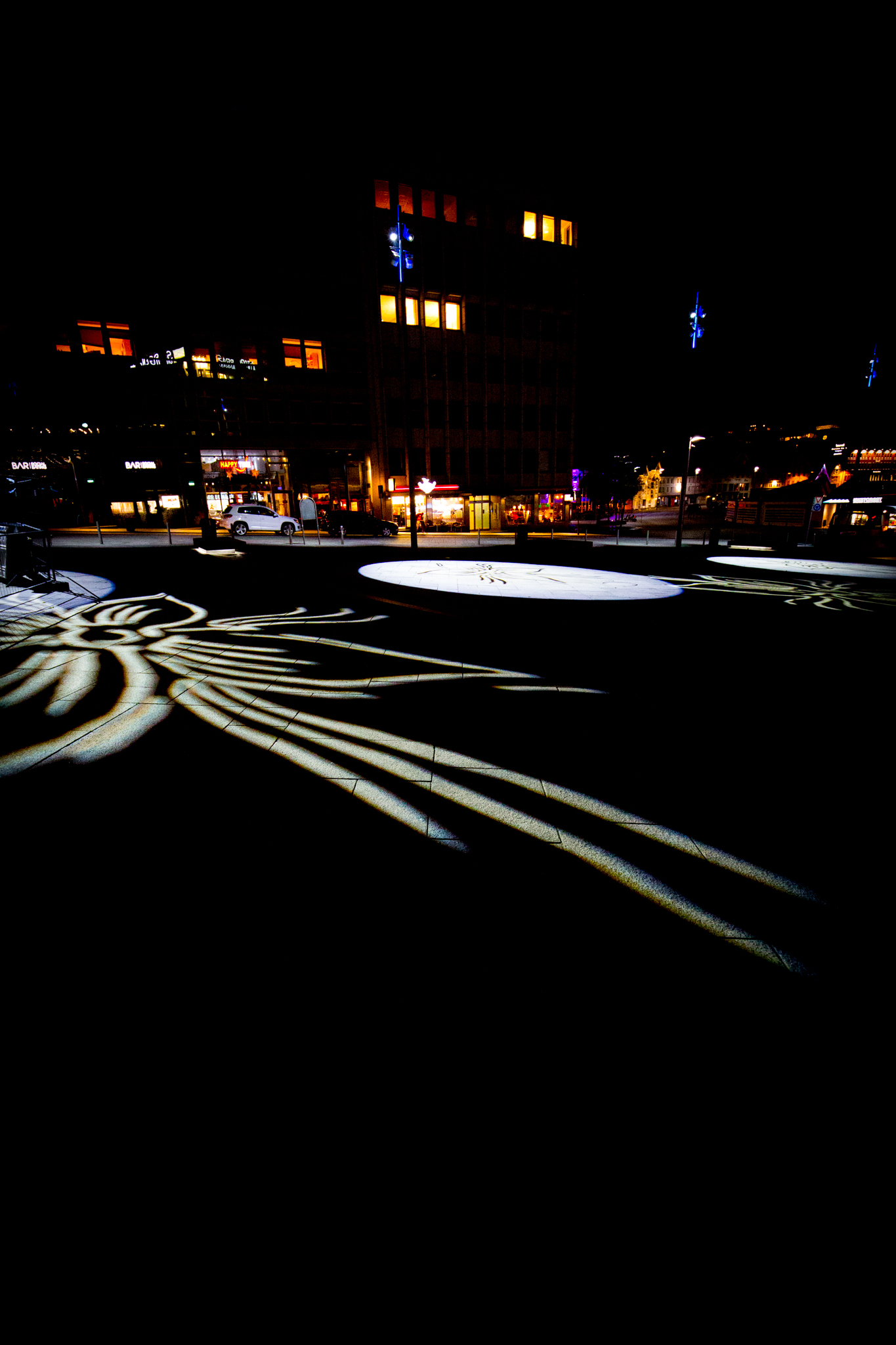 Veggbilder | Natt i Stavanger #1 | Night in Stavanger #1 | fotokunst kunstfoto foto kunst bilder aluminiumsplate wall art