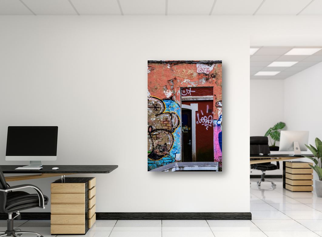 Veggbilder | Dobbel inngang | Double entrance | fotokunst kunstfoto foto kunst bilder aluminiumsplate wall art