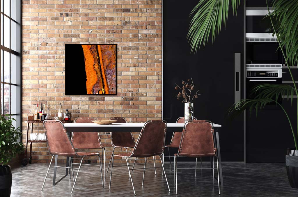 Veggbilder |  | Orange is the new black #2 | fotokunst kunstfoto foto kunst bilder aluminiumsplate wall art