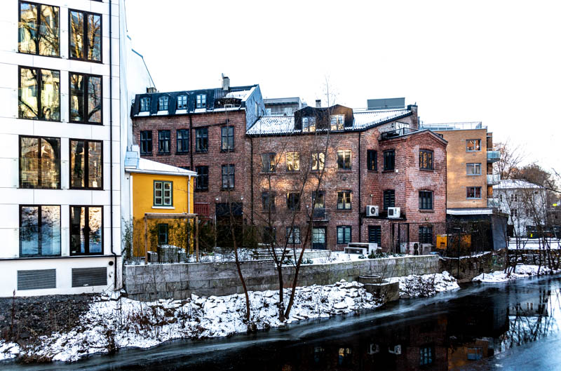 Veggbilder | Aker river - Oslo | Fotokunst | Kunstfoto